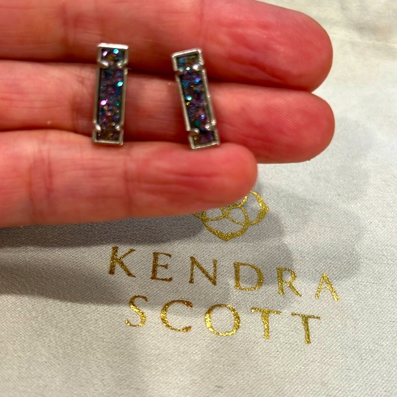 Kendra Scott Lady Drusy Multi- Colored Earrings - Picture 3 of 5